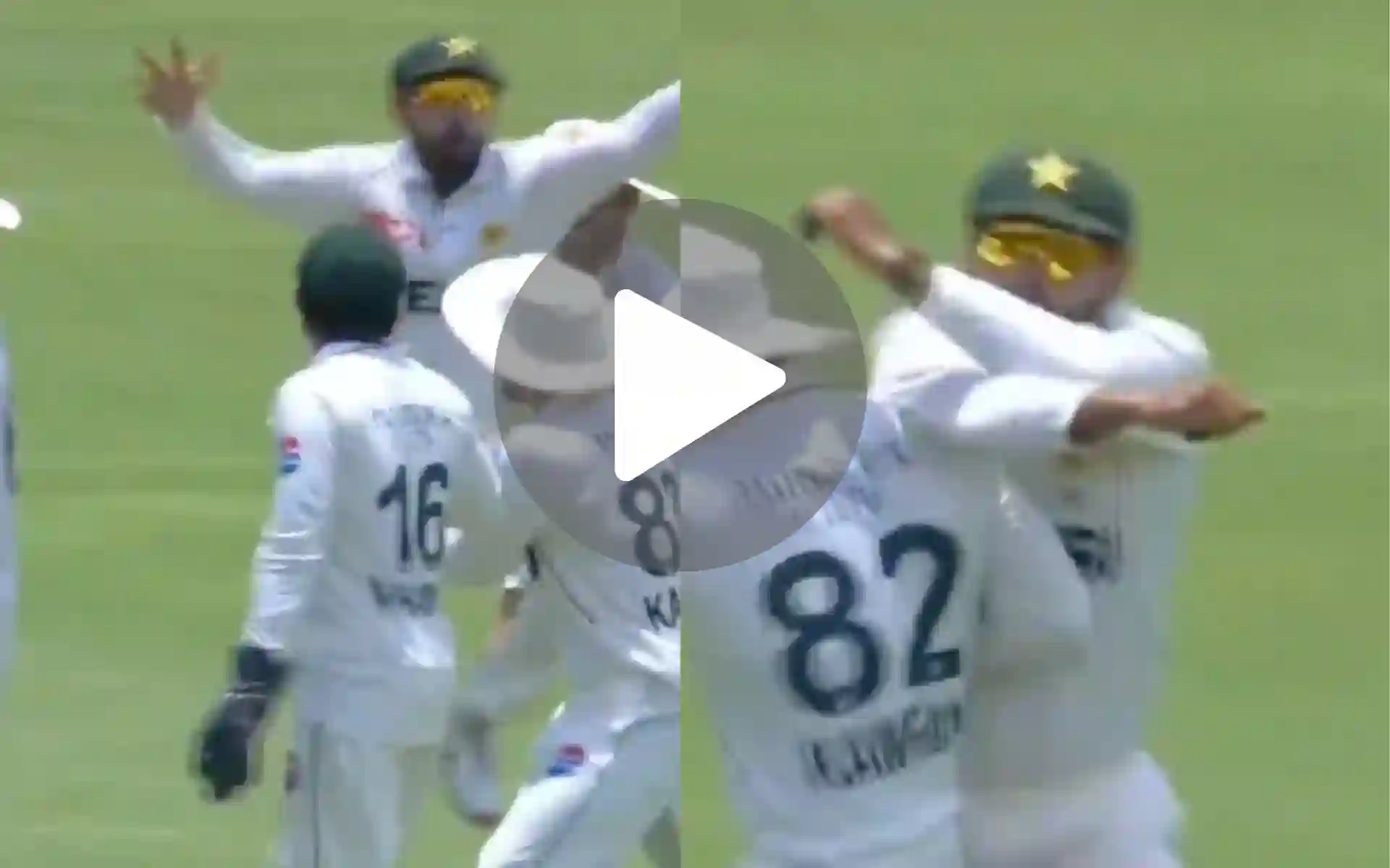 [Watch] Babar Azam Celebrates Like 'Little Kid' As Naseem Shah Strikes After Bail Switch